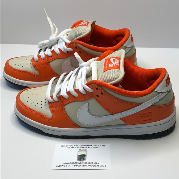 nike dunk sb low orange box